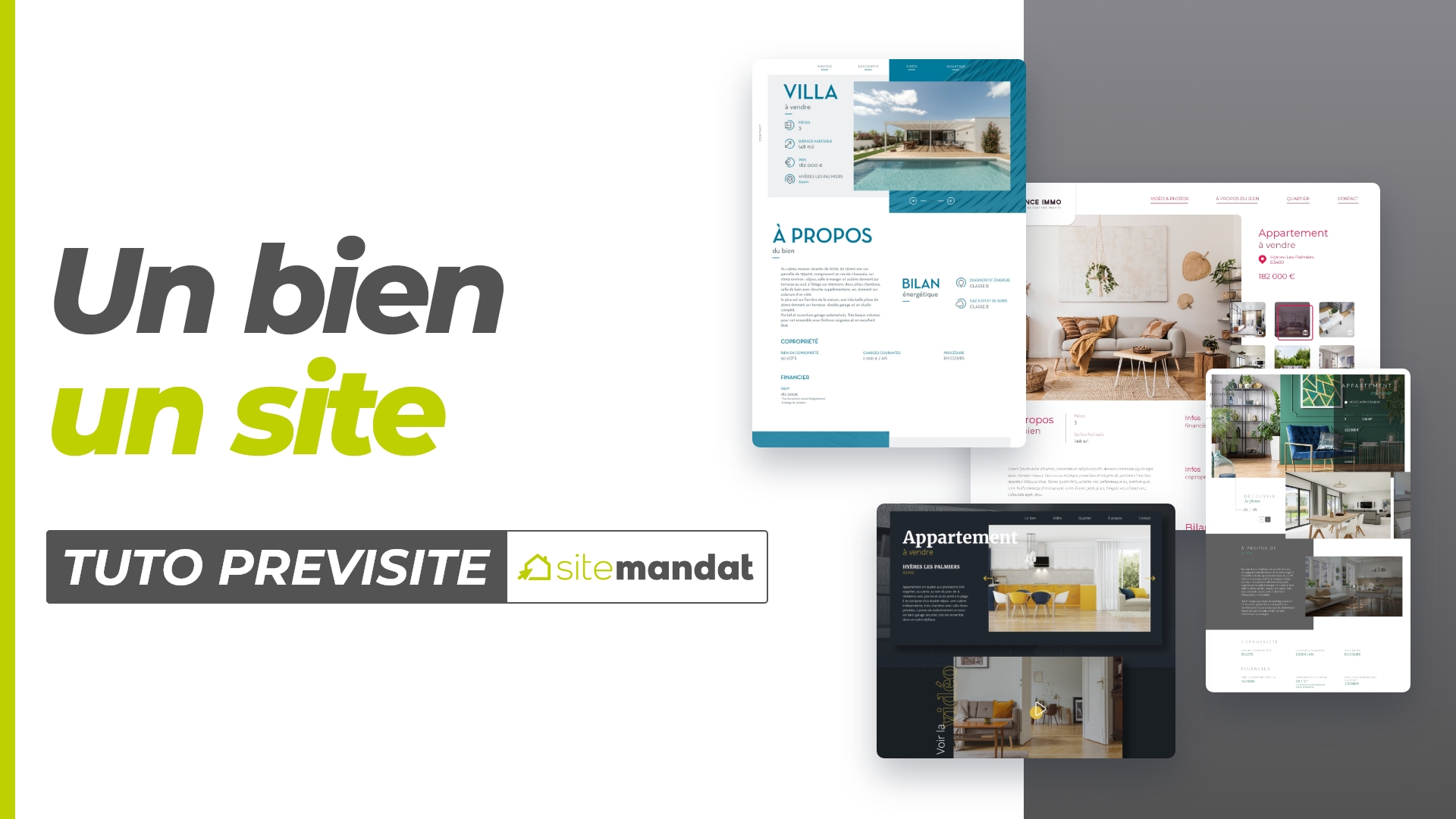 Site Mandat - Générez un site unique pour votre mandat