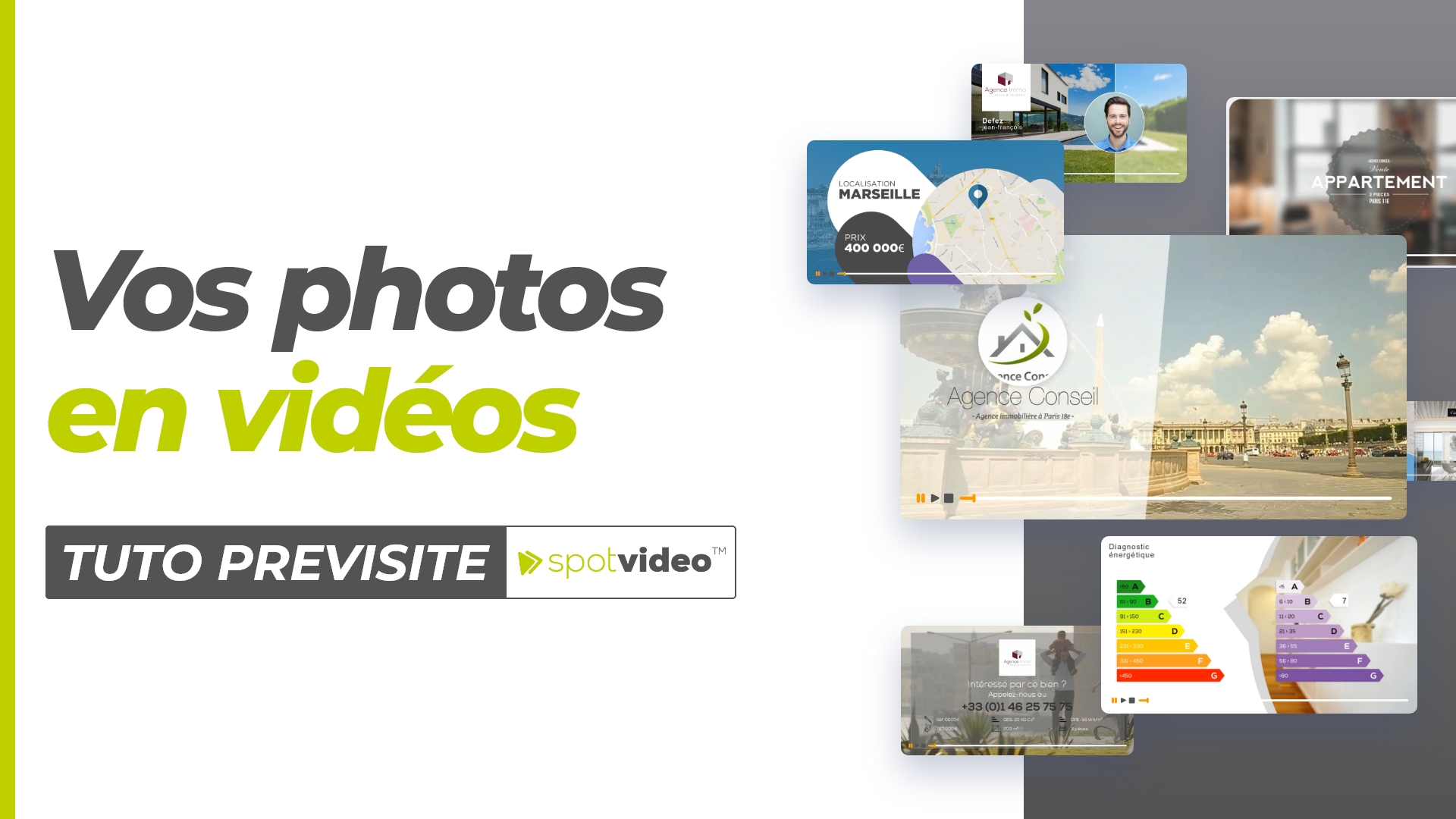 Spot Vidéo - donnez vie à vos photos