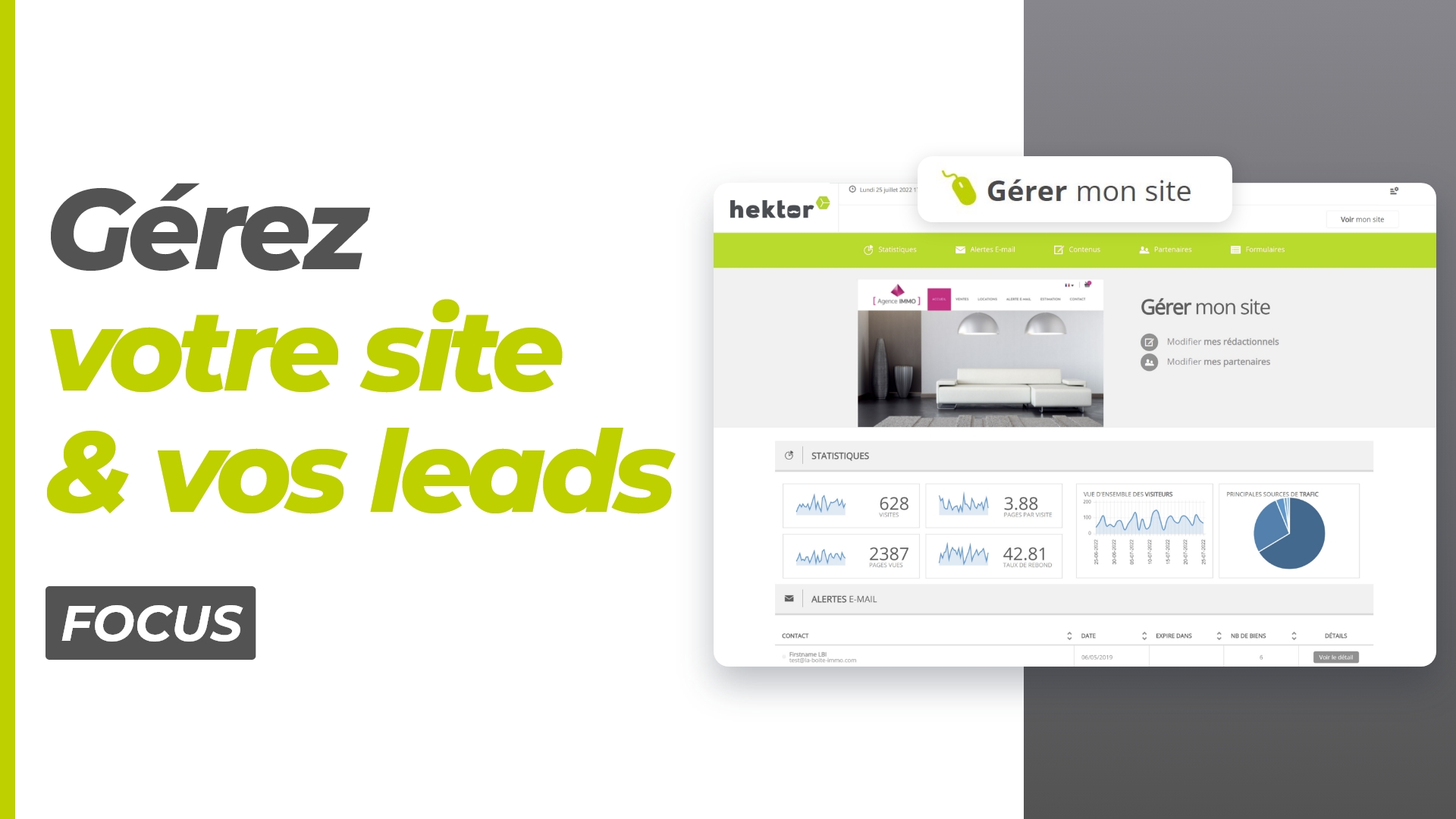 GMS - Gérez votre site et vos leads