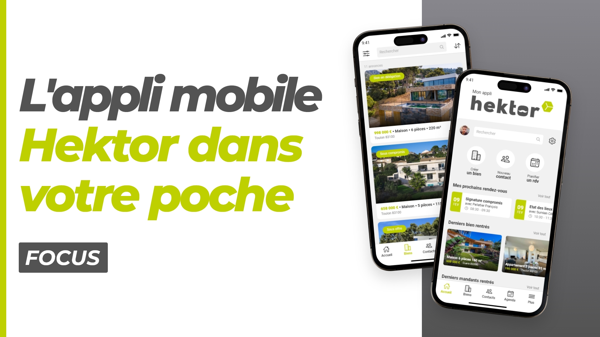 L'appli Mobile - Hektor dans votre poche